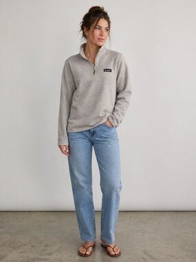 Cotopaxi Quarter Zip Fleece Pullover Women’s Small Beige Outdoor Classic Warm